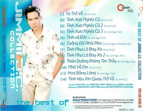 CD Tình Xưa Nghĩa Cũ – The Best Of Jimmy…