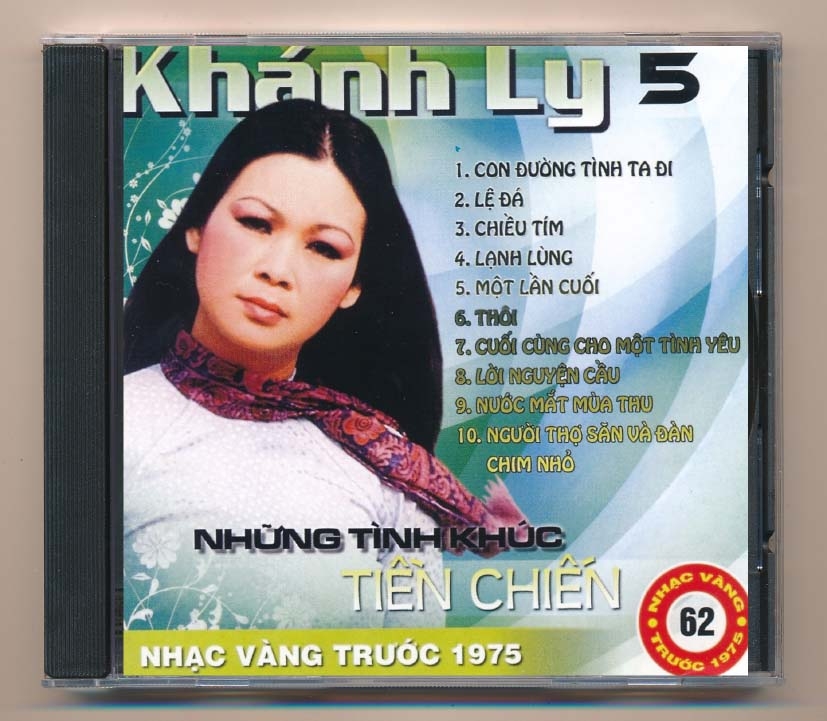 Nhạc Vàng CD62 – Những Tình Khúc Tiền Chiến – Khánh Ly 5